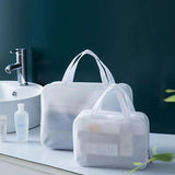 D0LF Large Capacity Cosmetic Bag Wash Bag Transparent
