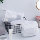 D0LF Large Capacity Cosmetic Bag Wash Bag Transparent