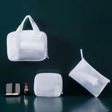 D0LF Large Capacity Cosmetic Bag Wash Bag Transparent