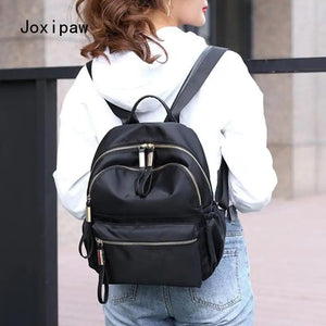 Vintage Oxford Backpack Large Capacity School Bag