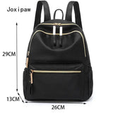 Vintage Oxford Backpack Large Capacity School Bag