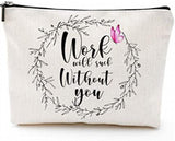 Personalized Bridemaid Makeup Bag Travel Toiletry Organizer Cosmetic Bag Gift