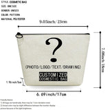 Pug Dog Print Makeup Bag Organizer Toiletry High Pencil Case