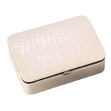 Pu Leather Travel Jewelry Box Earrings Organizer