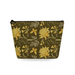 Chinese Style Makeup Bag Floral Print Toiletry Organizer Gift