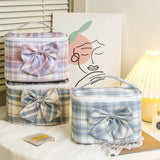 High-end Female Portable Cosmetic Bag Large-capacity Ins Travel Makeup Box