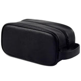 PU Leather Cosmetic Bag Men Travel Business Portable Toiletry Bag