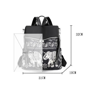 Retro Ethnic Backpack School Bags for Women