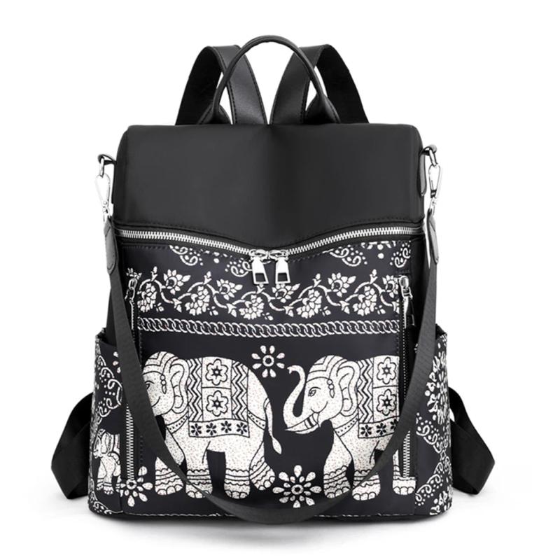 Retro Ethnic Backpack School Bags for Women