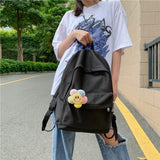 Nylon Women Backpack for School Teenagers Girl Travel Rucksacks