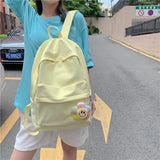 Nylon Women Backpack for School Teenagers Girl Travel Rucksacks