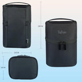 Embroidery Large-Capacity Travel Cosmetic Bag Wash Bag