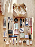 Large PU Leather Travel Cosmetic Bag