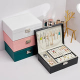 Large Capacity Cosmetic Bag Multi-layer Jewelry Storage Box