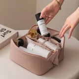 High Quality Makeup Bag Storage Pouch Leather Travel Cosmetic Organizer