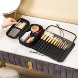Makeup Brushes Bag Beauty Tools Organizer Pouch Toiletry Cosmetic Storage