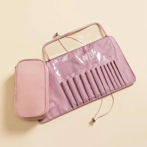 Makeup Brushes Bag Beauty Tools Organizer Pouch Toiletry Cosmetic Storage