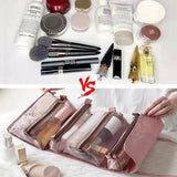 4-in-1 Women's Cosmetics Bag Travel Portable Folding