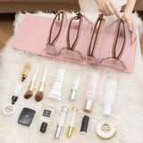 4-in-1 Women's Cosmetics Bag Travel Portable Folding