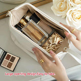 Women Large-capacity Double Layer Travel Cosmetic Bag Portable Makeup Wash Bag
