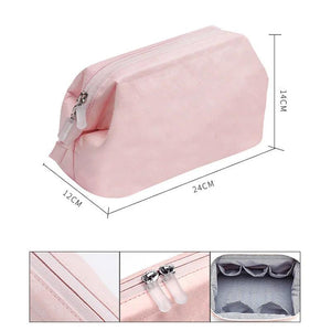 Portable Cosmetic Makeup Bag for Travel, Black