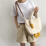 Plush Shoulder Bag Lamb Hair Velvet Handbag