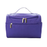 Large Capacity Travel Toiletry Bag Polyester Cosmetic Bag Women's Makeup Brush O