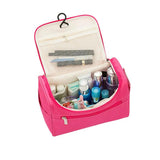 Large Capacity Travel Toiletry Bag Polyester Cosmetic Bag Women's Makeup Brush O