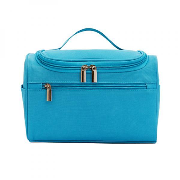 Large Capacity Travel Toiletry Bag Polyester Cosmetic Bag Women's Makeup Brush O