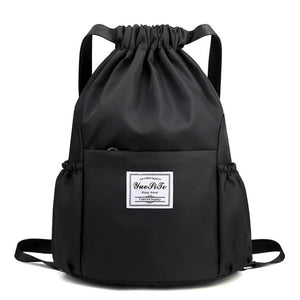 Drawstring Bag Backpack Lightweight Oxford Cloth Shoulders Bag