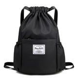 Drawstring Bag Backpack Lightweight Oxford Cloth Shoulders Bag