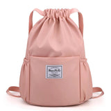Drawstring Bag Backpack Lightweight Oxford Cloth Shoulders Bag