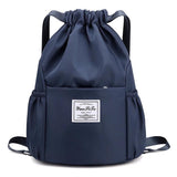 Drawstring Bag Backpack Lightweight Oxford Cloth Shoulders Bag