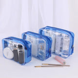 Transparent PVC Storage Bag Travel Cosmetic Toiletries Storage Bag