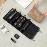 Portable Makeup Organizer Travel Bag Set with 4 Removable Compartments