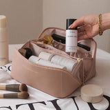 Large Women's Makeup Bag Organizer with Mirror