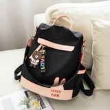 Anti-theft Backpack Women's All-match Oxford Cloth Bag