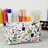Alirattan Three-Piece Cosmetic Bag Ladies Travel Convenient Storage Bag