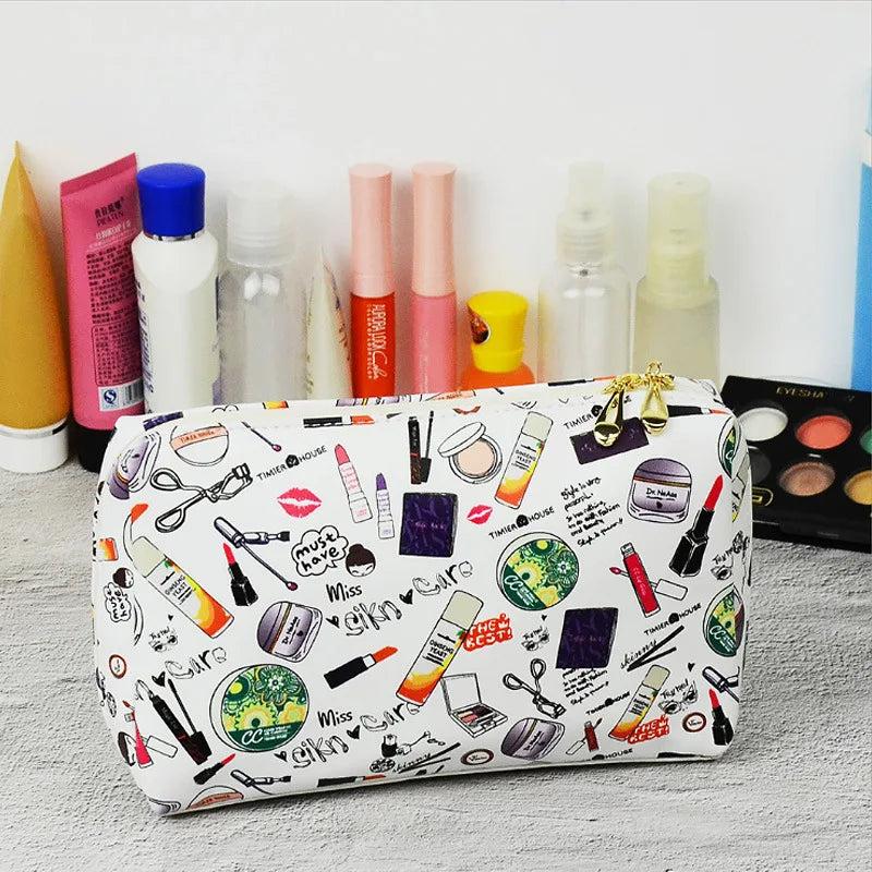 Alirattan Three-Piece Cosmetic Bag Ladies Travel Convenient Storage Bag