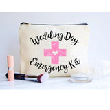 Bridal Emergency Kit Bachelorette Makeup Bag Wedding Cosmetic Bag