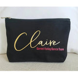 Personalized Bachelorette Party Makeup Bag