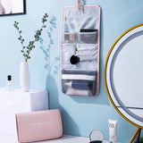 Women's Folding Cosmetic Bag Large Capacity Storage Travel Cosmetic