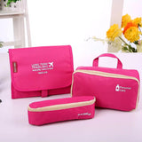 Cosmetic Storage Bag for Ladies Travel, Foldable Toiletry Makeup Brush Holder