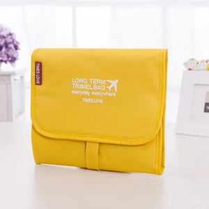 Travel Cosmetic Bag Toiletries Storage Foldable Polyester Nasal Washer B