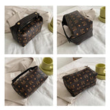Letter Printing Cosmetic Bag Travel Toiletry Handbag
