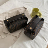 Letter Printing Cosmetic Bag Travel Toiletry Handbag