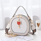 Women's Cross-body Bag & One-shoulder Small Round Bag Set