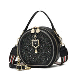 Women's Cross-body Bag & One-shoulder Small Round Bag Set