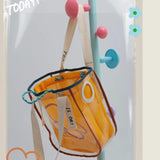 PVC Shoulder Handbags Transparent Jelly Tote Bag Large Capacity Women's Bag