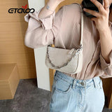 Leather Women Bags Wide Strap Lady's Purses Handbag Shoulder Bag